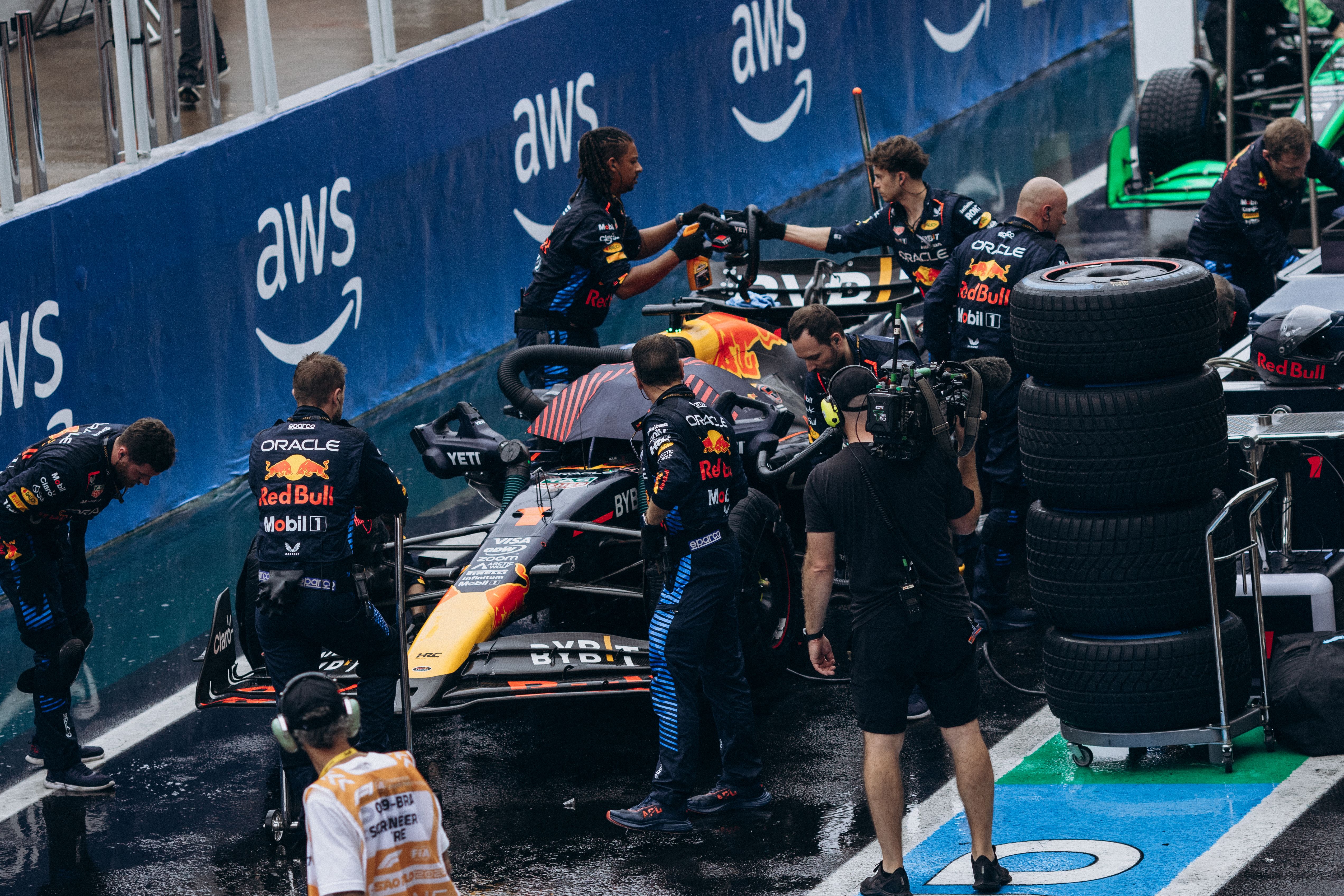 Formule 1 pit stop Dutch Grand Prix
