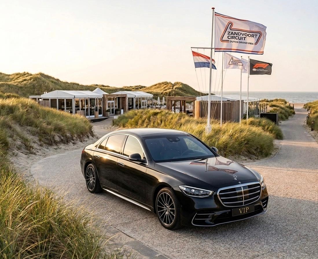 Mercedes S-Klasse VIP chauffeur Zandvoort Circuit Dutch Grand Prix